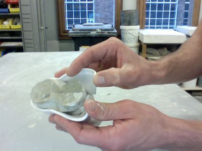 Concrete Designer Vases From Used Coffee Cups