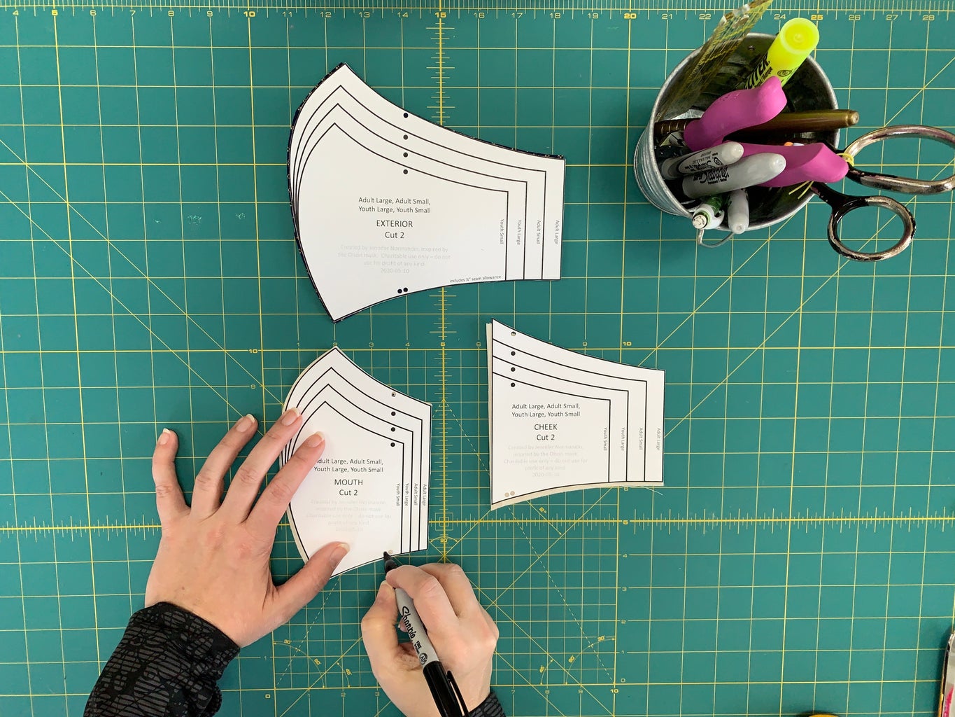 Fitted Pocket Mask (Modified Olson), in Eight Sizes (Adult Large to Youth/Child Extra Small) : 17 Steps (with Pictures) - Instructables fitted-pocket-mask-modified-olson-in-eight-sizes-adult-large-to-youth-child-extra-small-17-steps-with-pictures-instructables