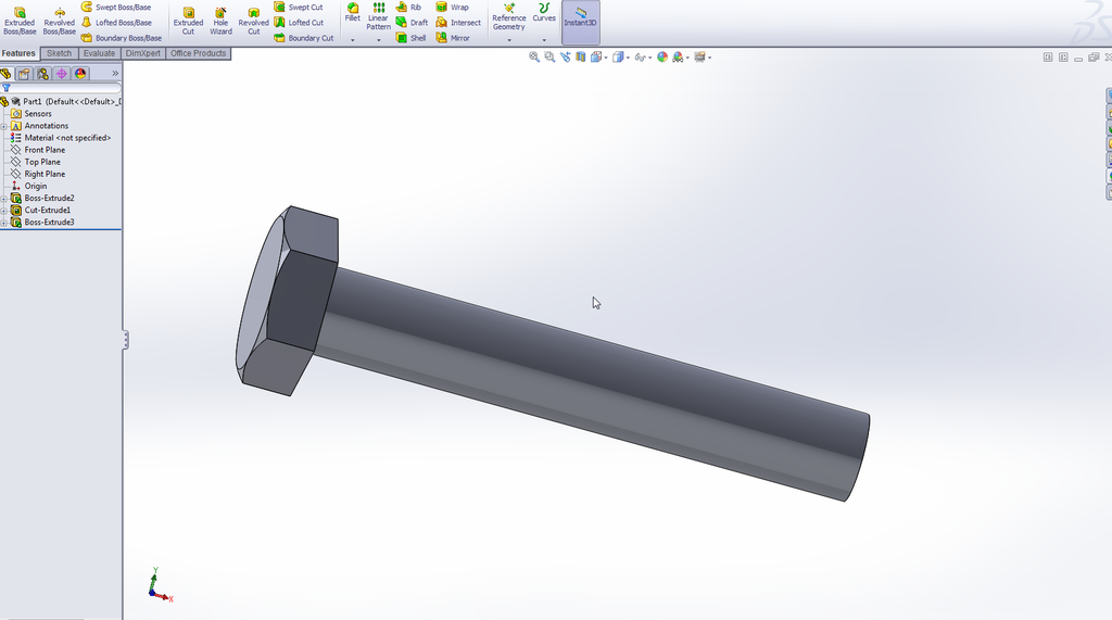 How to Make Bolt on SolidWorks in Three Minutes? : 10 Steps - Instructables