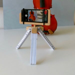 DIY Tripod for Smartphone (iPhone SE)