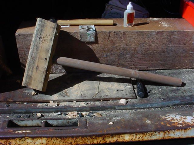 A Wooden Persuader (hammer)