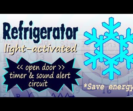 Refrigerator Light-activated Open Door Alarm