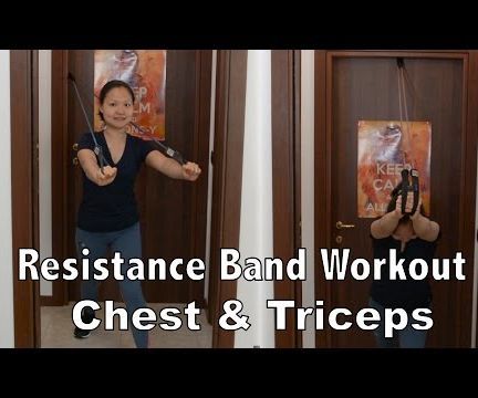 Intense Chest & Triceps Resistance Band Workout 