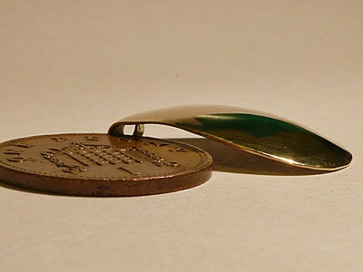 Brass Teardrop Pendant