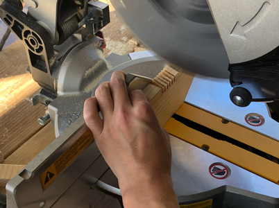 Wood Part for Number 0