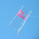 How to make a transparent kite with text