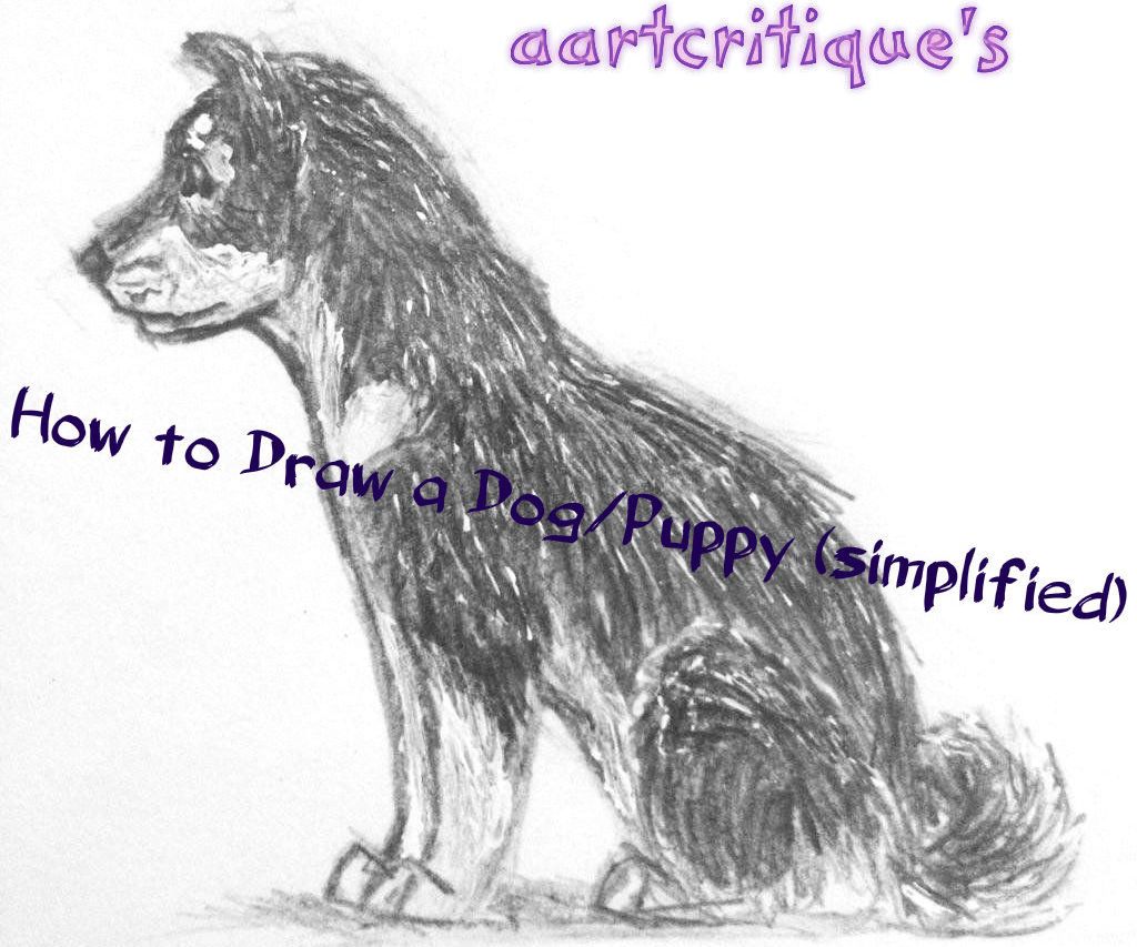 How to Draw a Dog/Puppy (simplified)