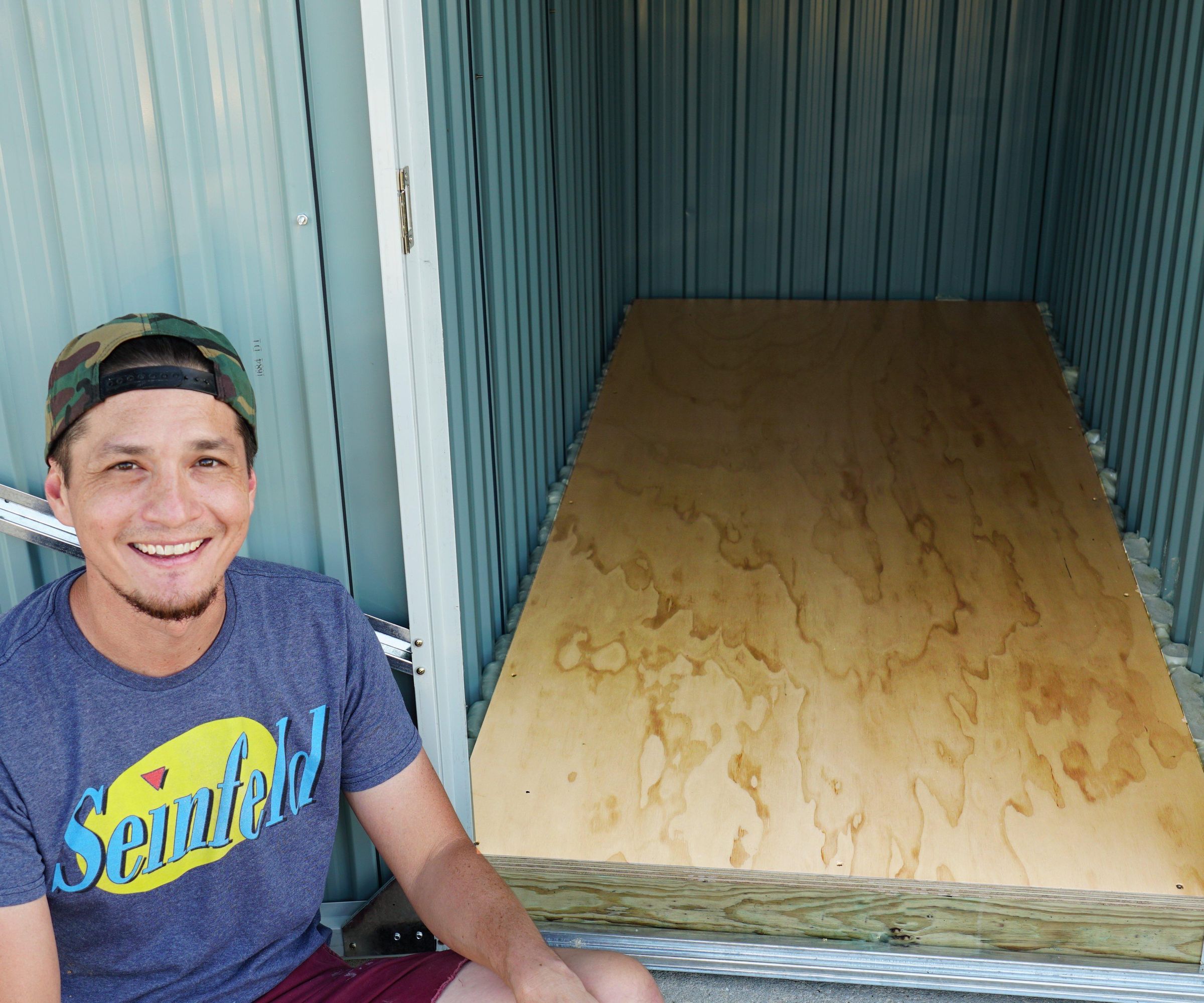 No Measure DIY Shed Floor