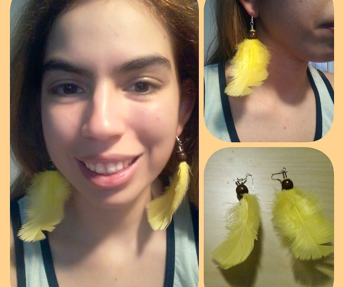 Simple Feather Earrings