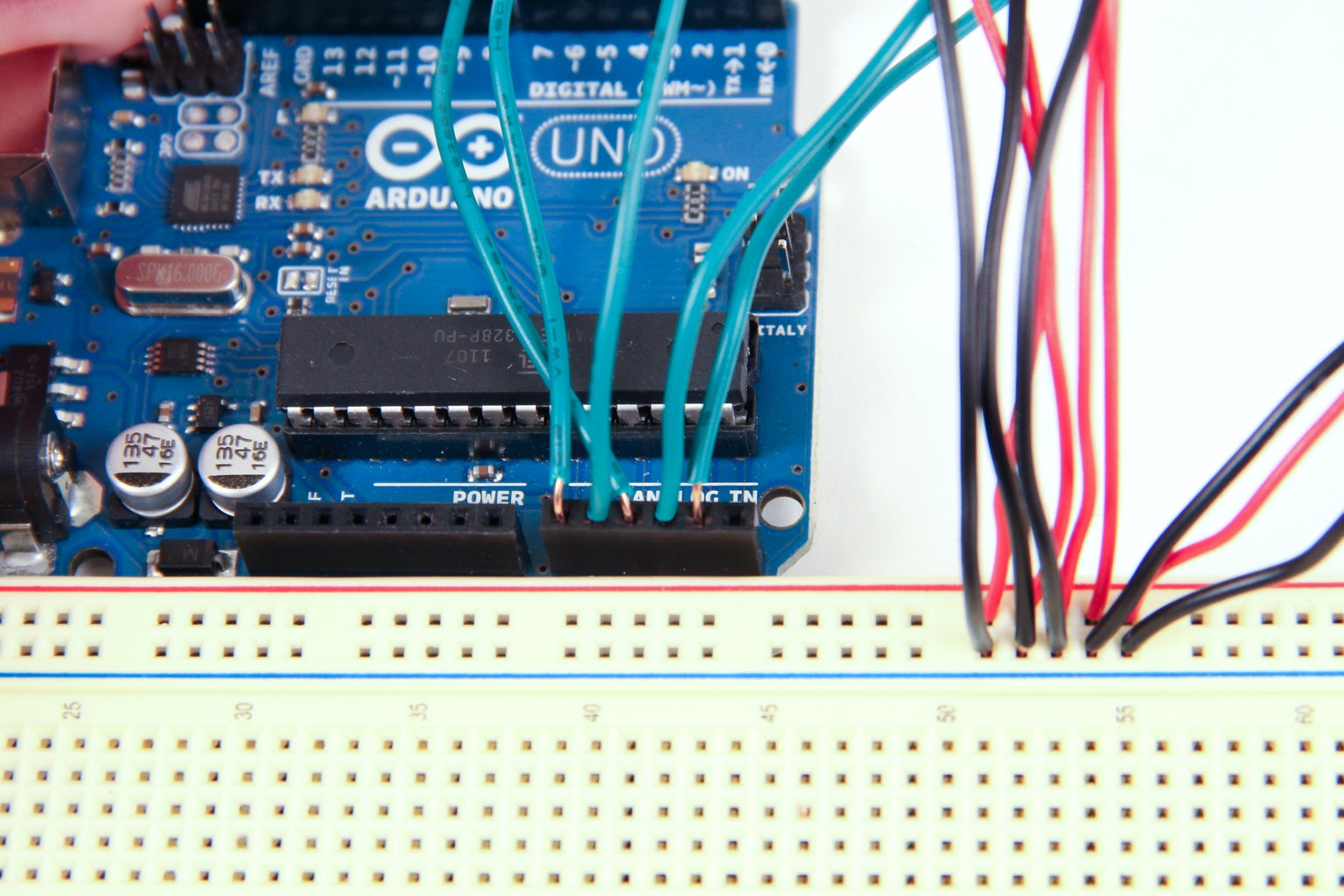 Using a Breadboard.