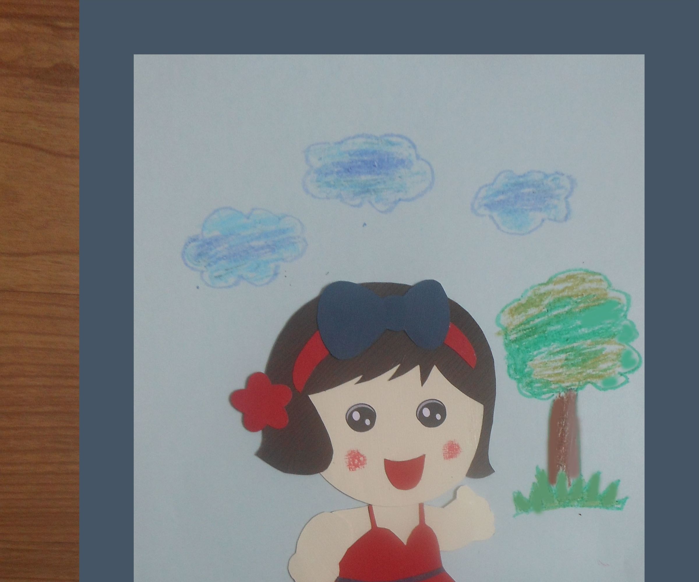 Miss La Sen Cut-out Art