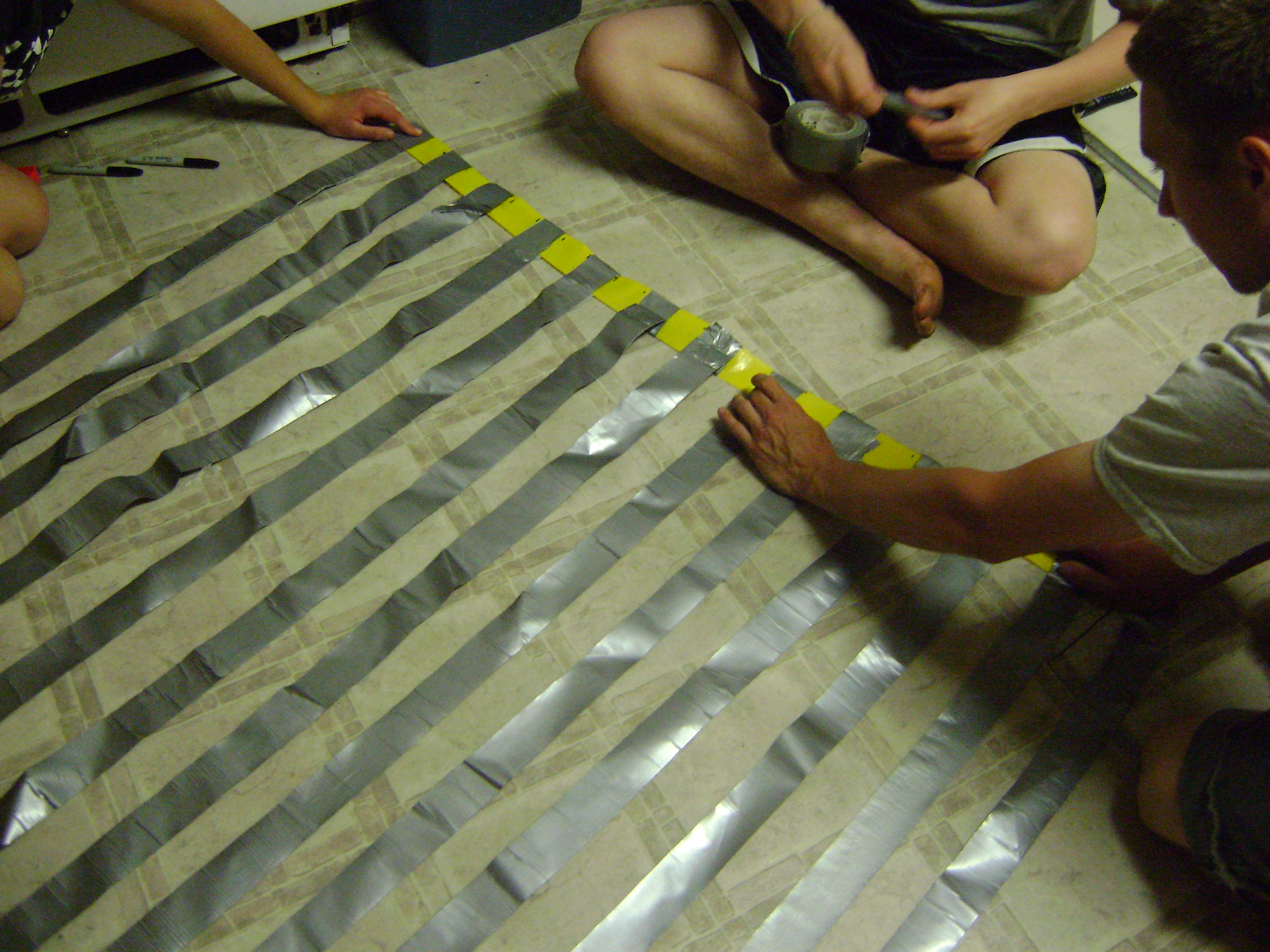 Epic Duct Tape Hammock 5 Steps Instructables