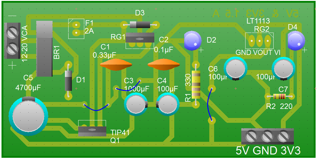 Make A 3.3 V & 5v Power Supply 1.5 Amp. 5 Steps (with Pictures Make A 3.3 V & 5v Power Supply 1.5 Amp. 5 Steps (with Pictures