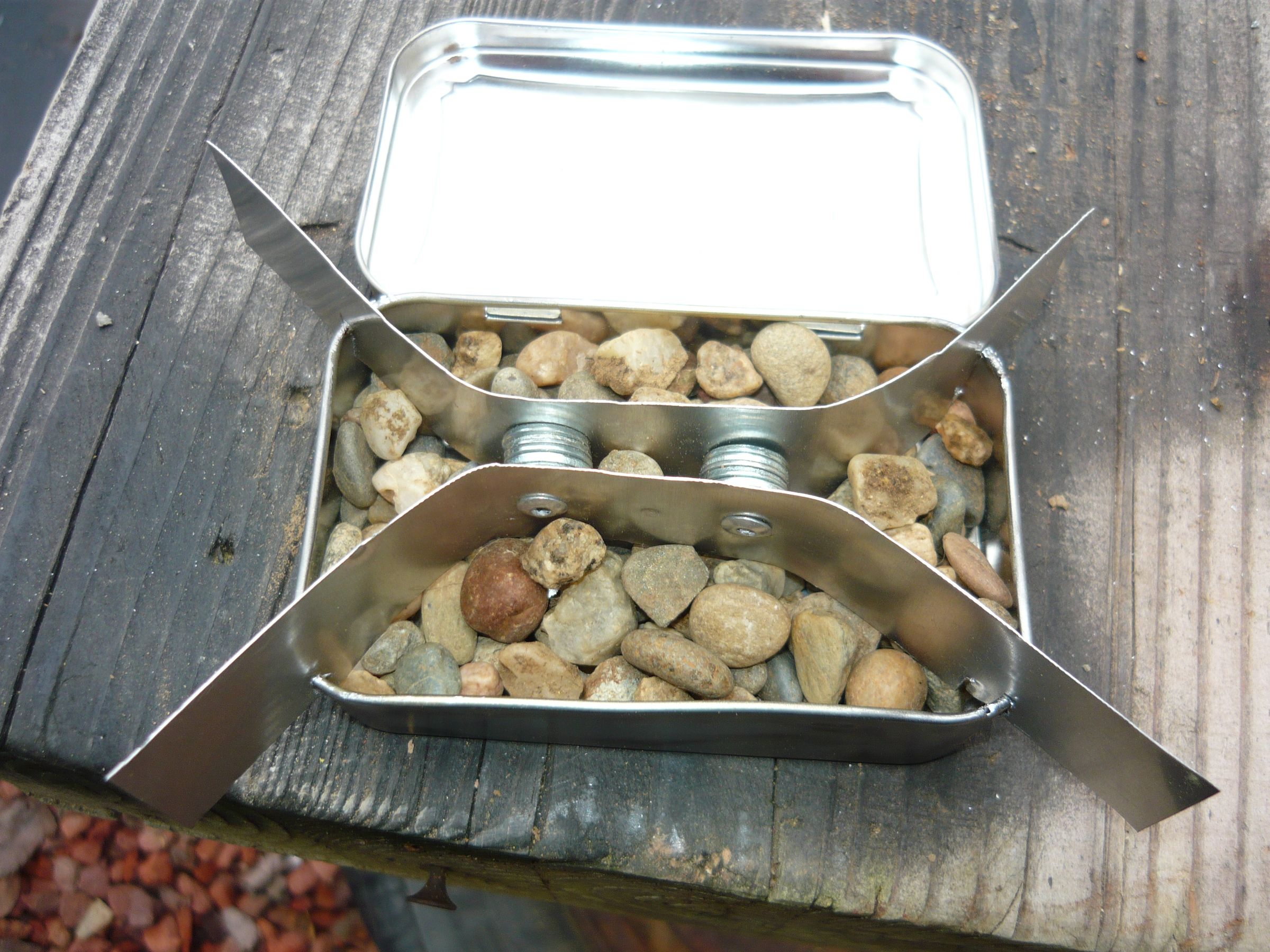 Altoids Tin Stove W/ Pot Rest