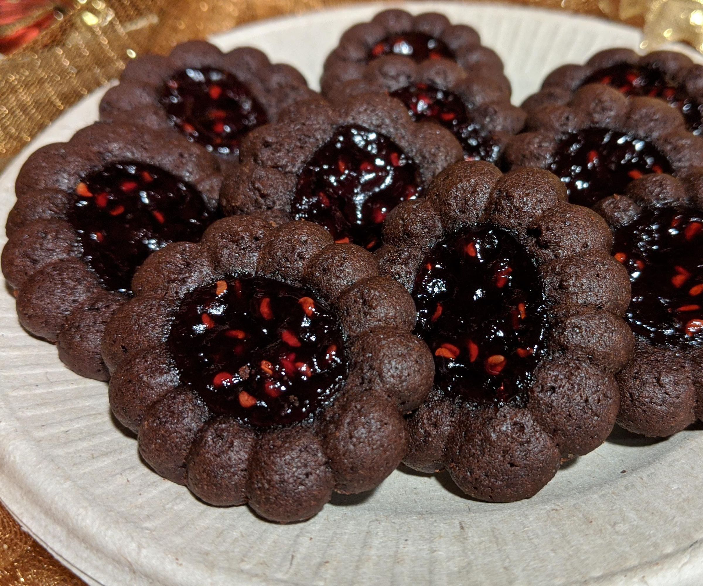Dark Chocolate Raspberry Medallions