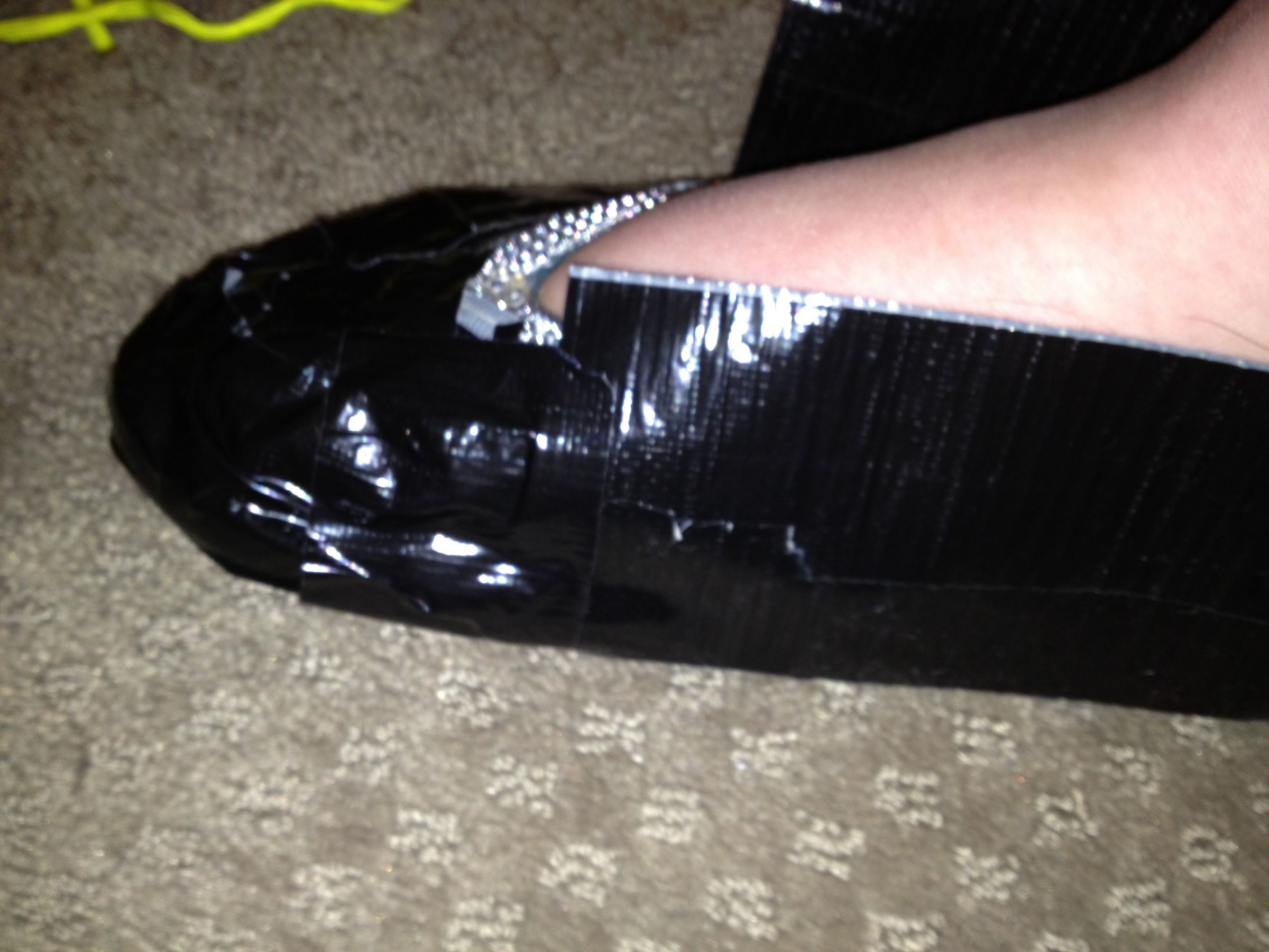 Duct Tape Shoe! 15 Steps Instructables