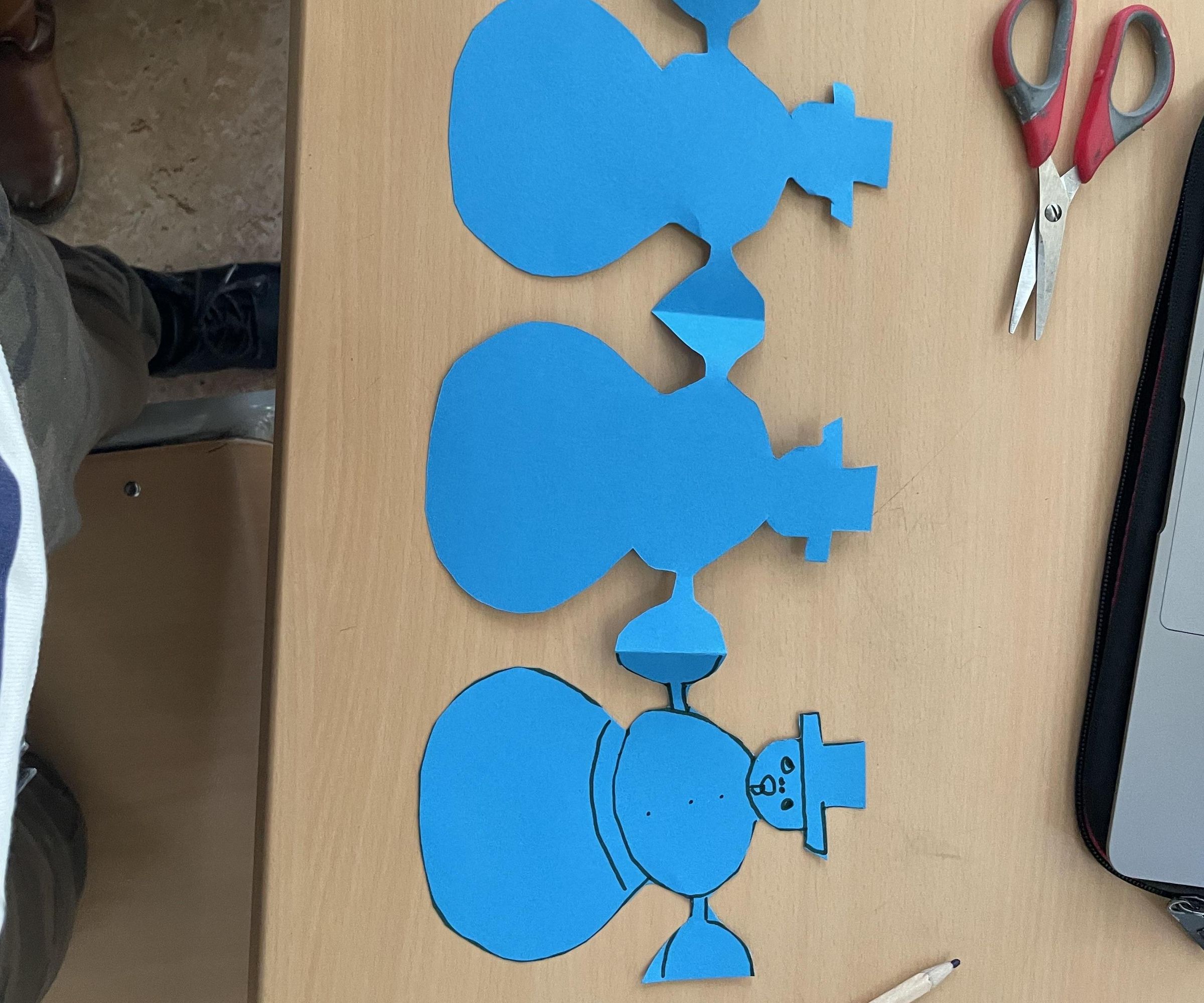 How to Make a Snowman Chain