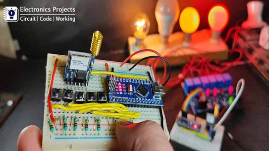 Lora Arduino Control Relay Module Circuit