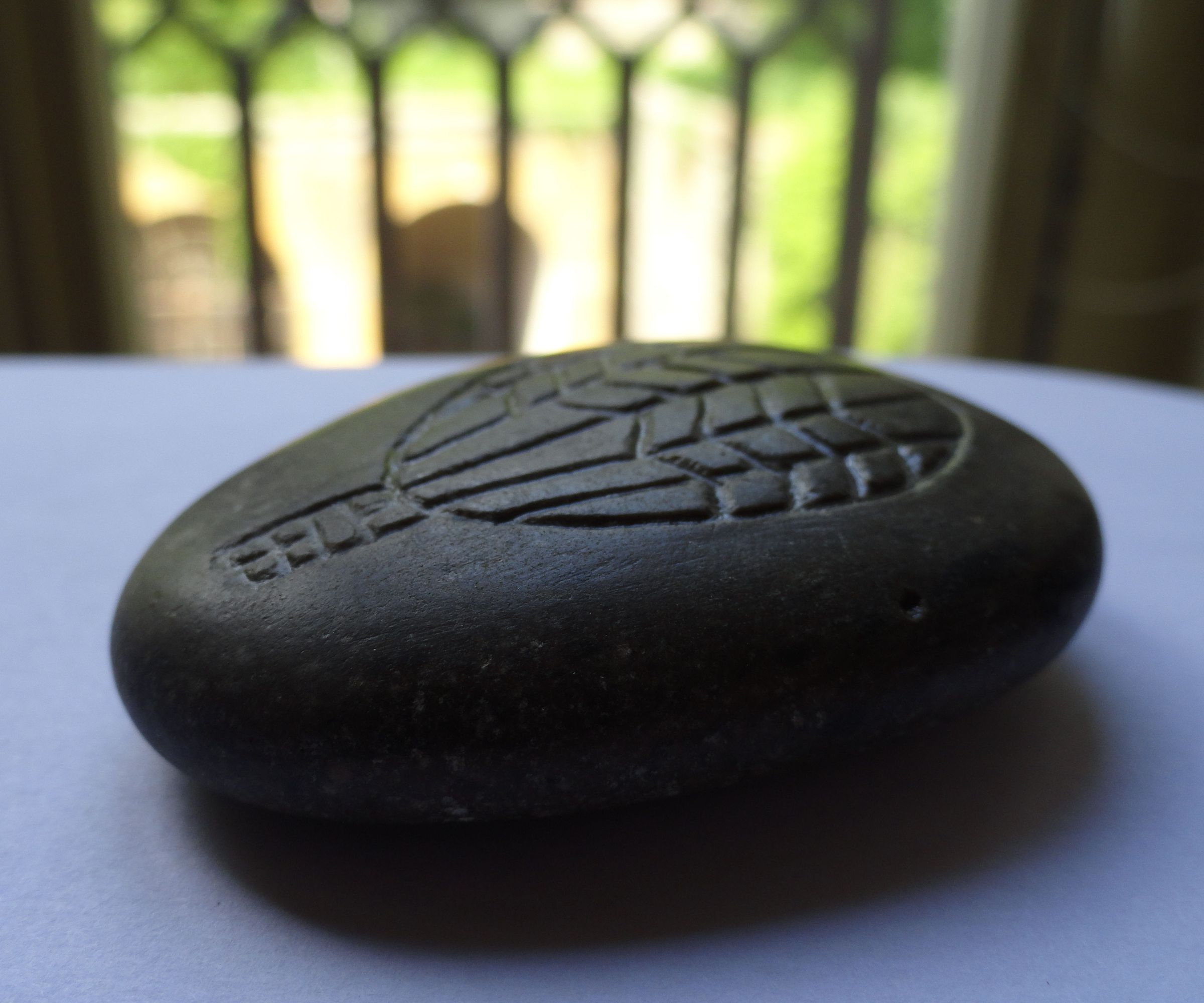 How to Carve a Hot Air Balloon on a River Rock