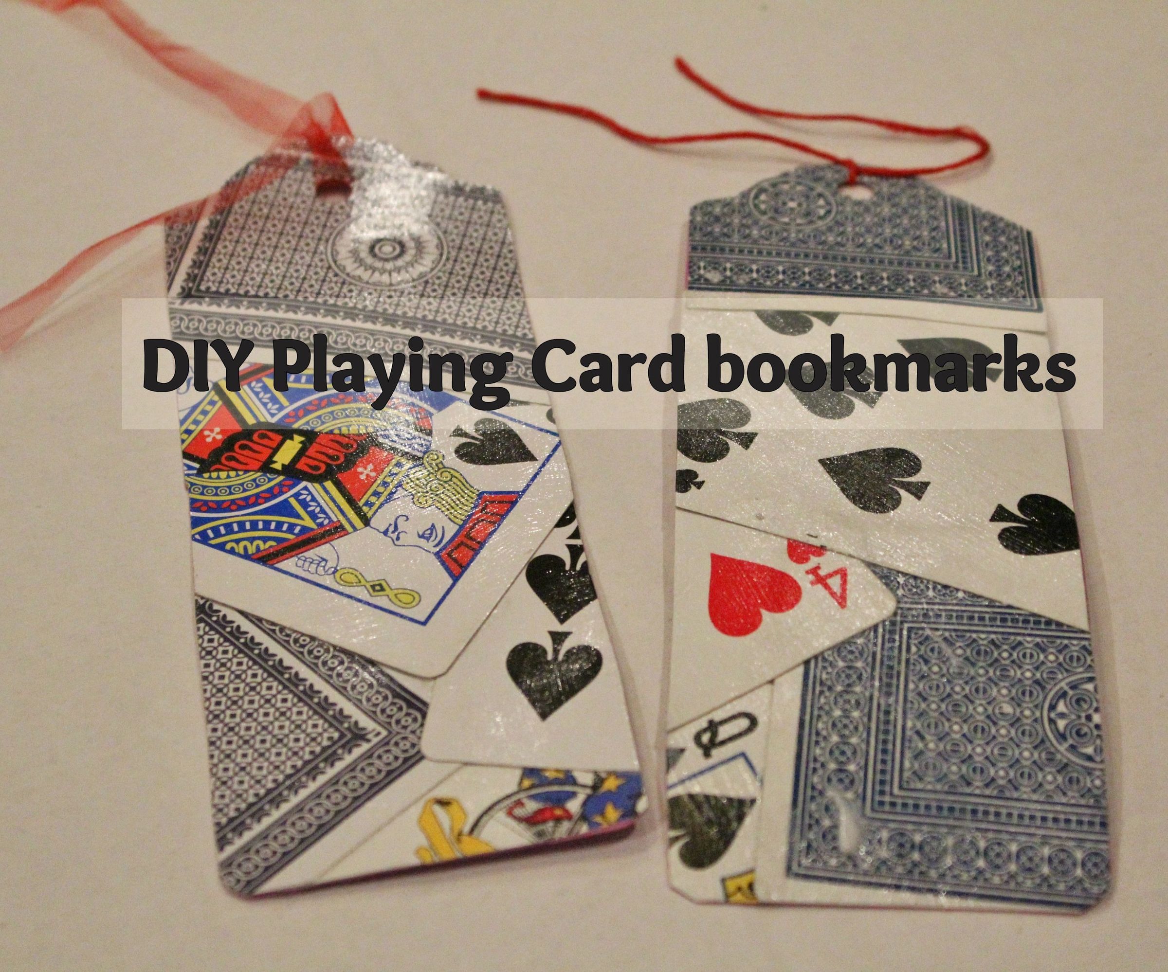 Playing Card Bookmarks