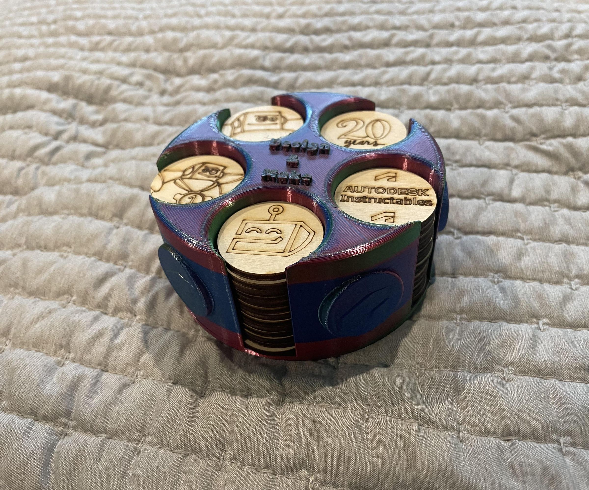 Custom Instructables Poker Set