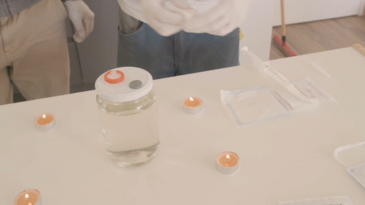 Optional, Copy of a Liquid Culture: Manufacture of the Jar for Inoculation