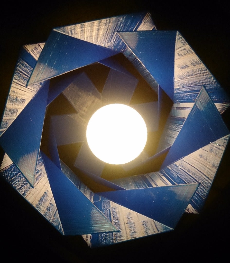 Dutch Design Suspending Lamp Shade.