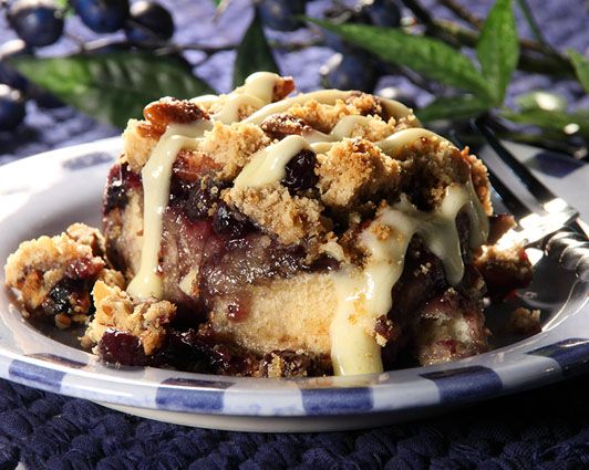 Cinnamon Blueberry Crumble