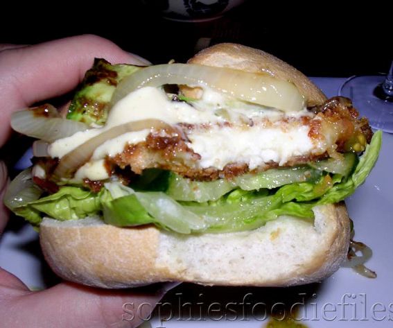 Vegetarian Haloumi Burger With All of Its Trimmings!