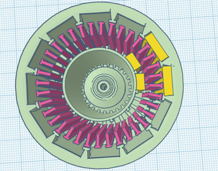 600 Watt, 3d-printed, Halbach Array, Brushless DC Electric Motor : 10 ...