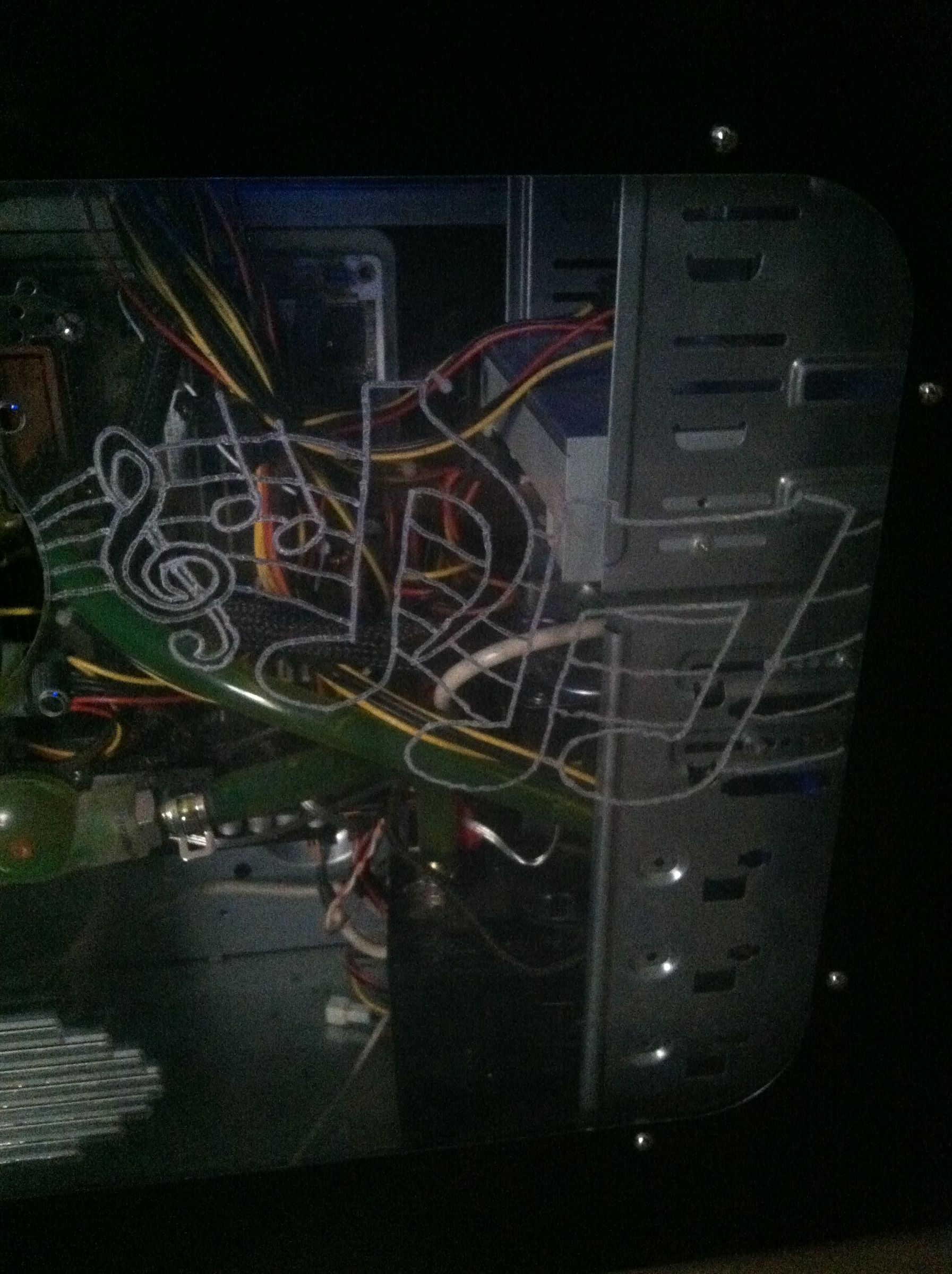 Etched Design on X-Plorer Window