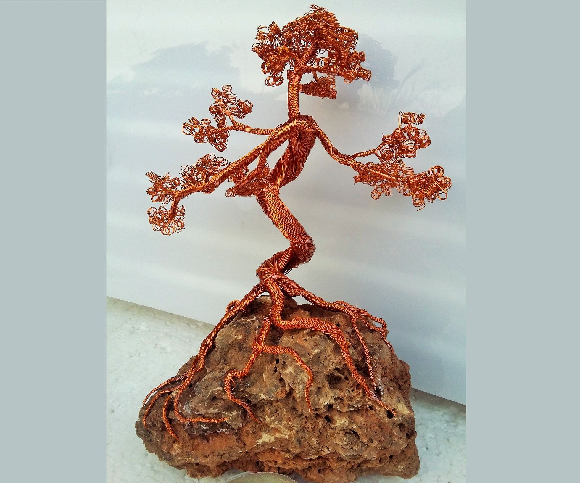 Wire Tree on Rock