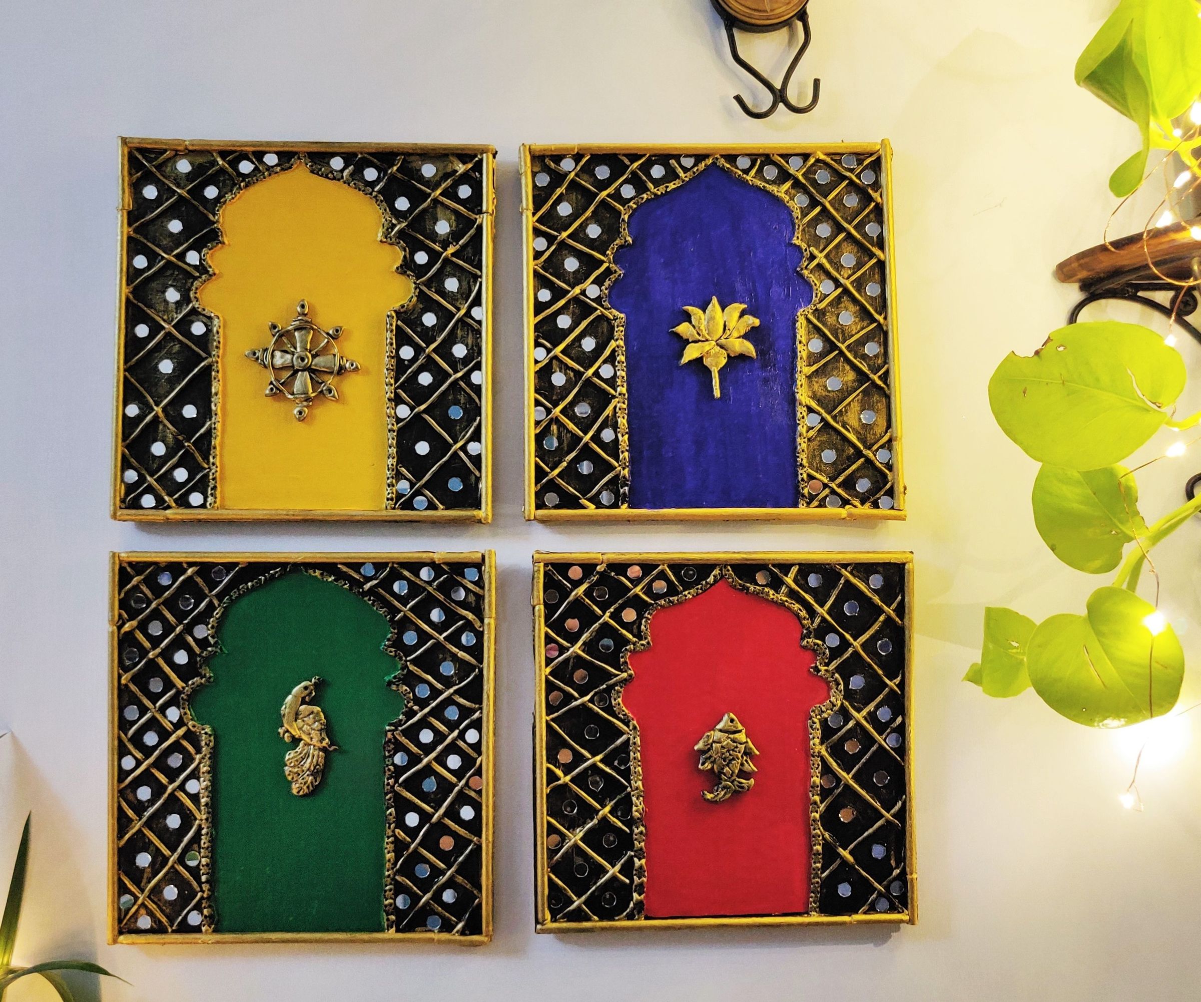 DIY Cardboard Wall Hanging