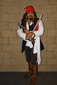 How to Make a Captain Jack Sparrow Costume on a Shoe String Budget!
