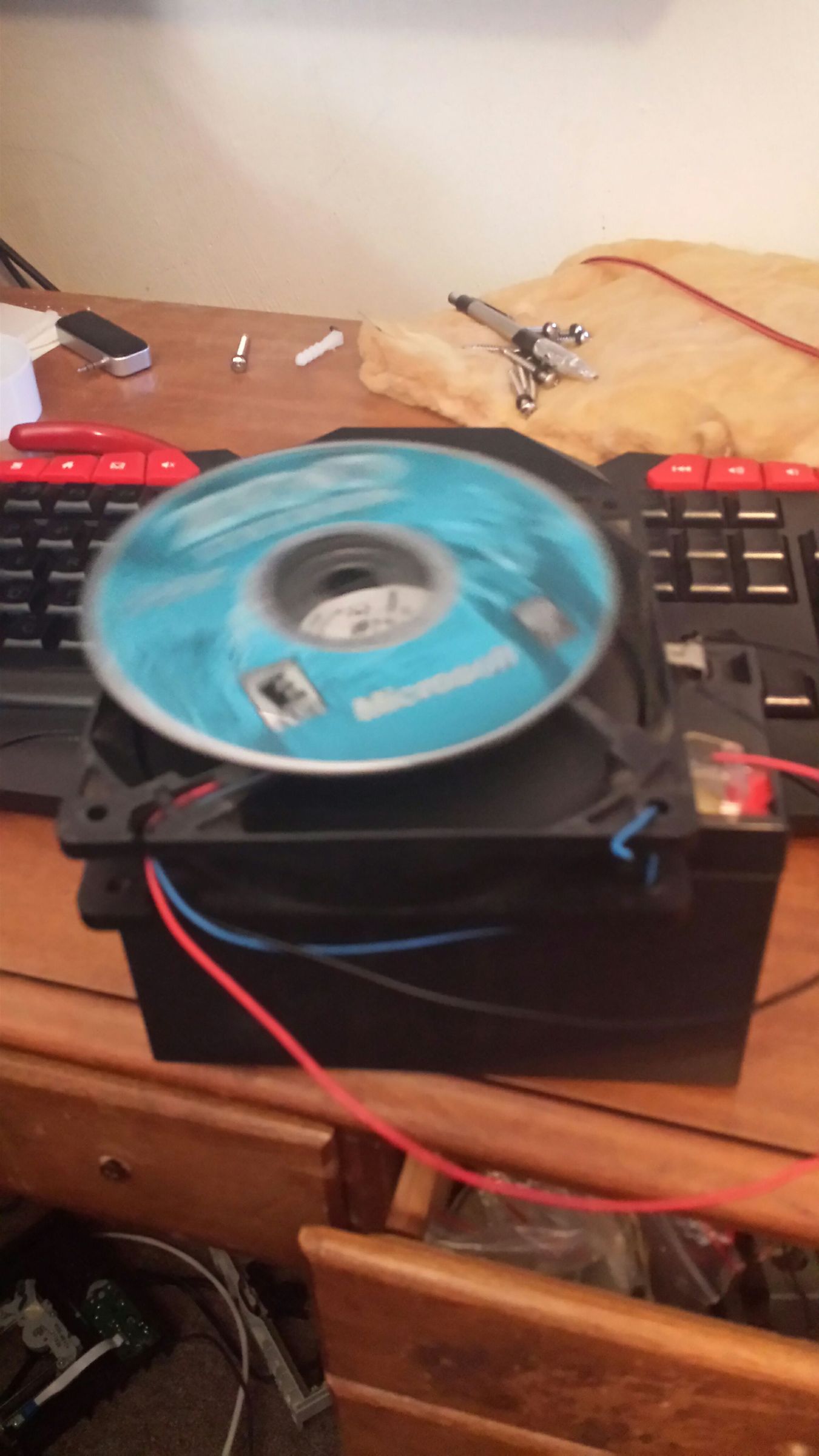 Cool Floating Spinning Disk