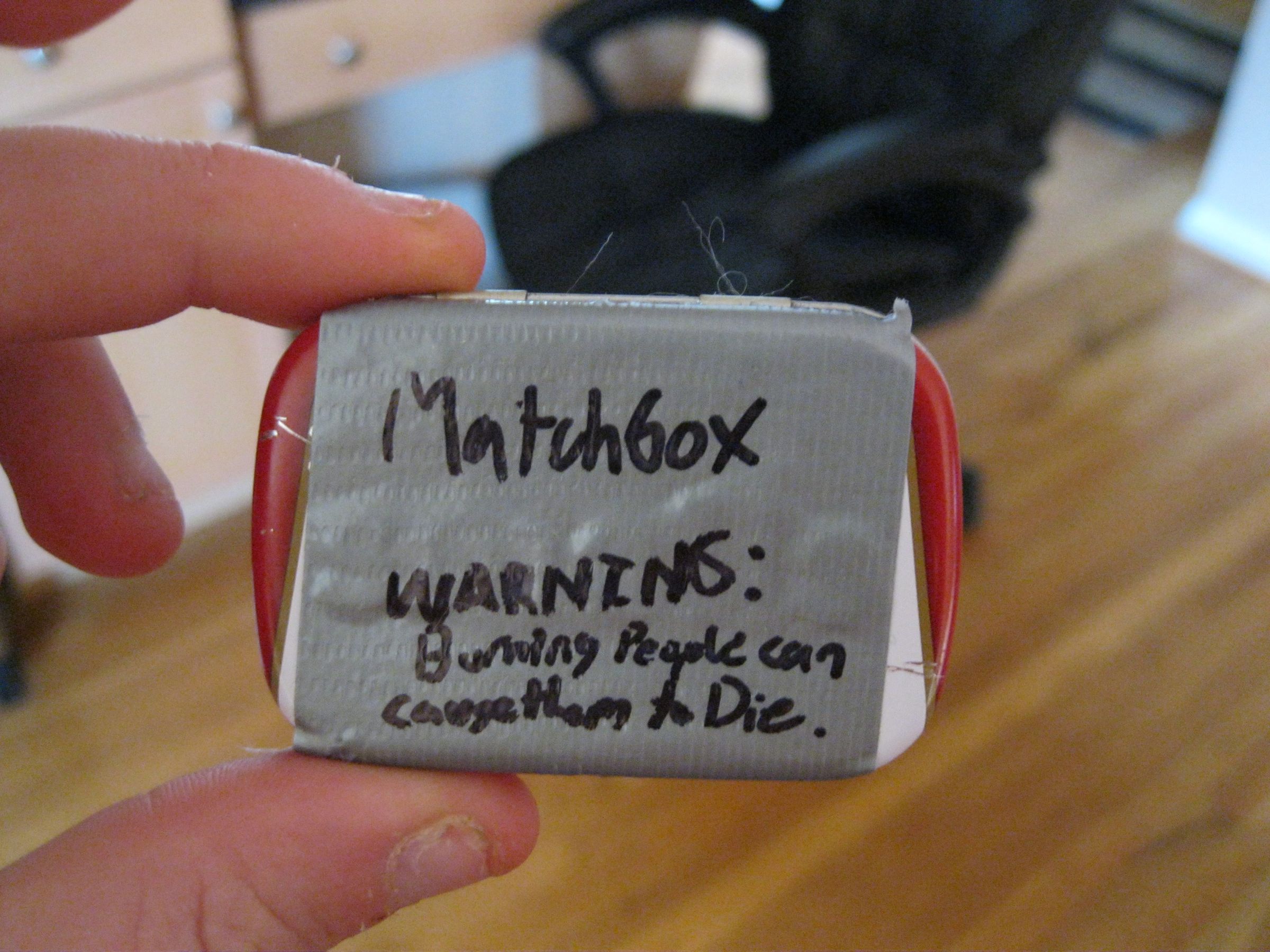 Altoids Tin Matchbox