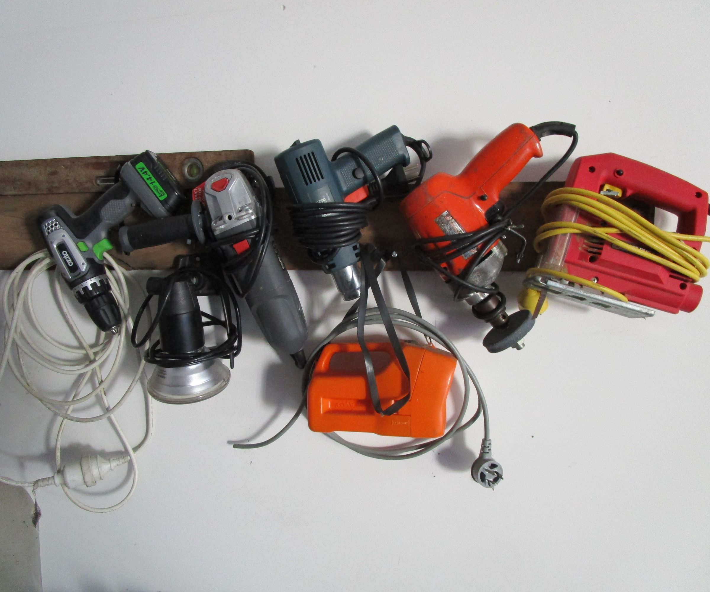 Fast, Easy and Almost No Cost Power Tool Storage