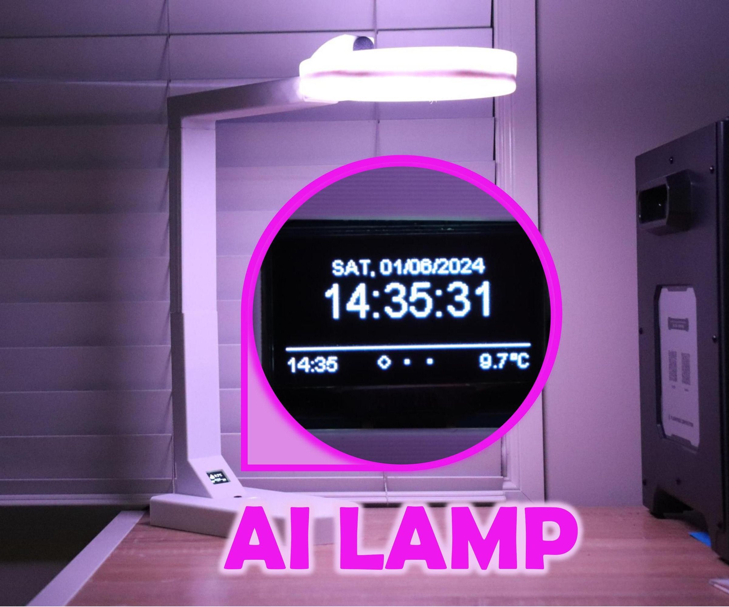 AI Voice Activated Desk Lamp