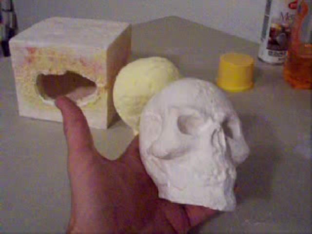 How to Make a Mold From a Skull