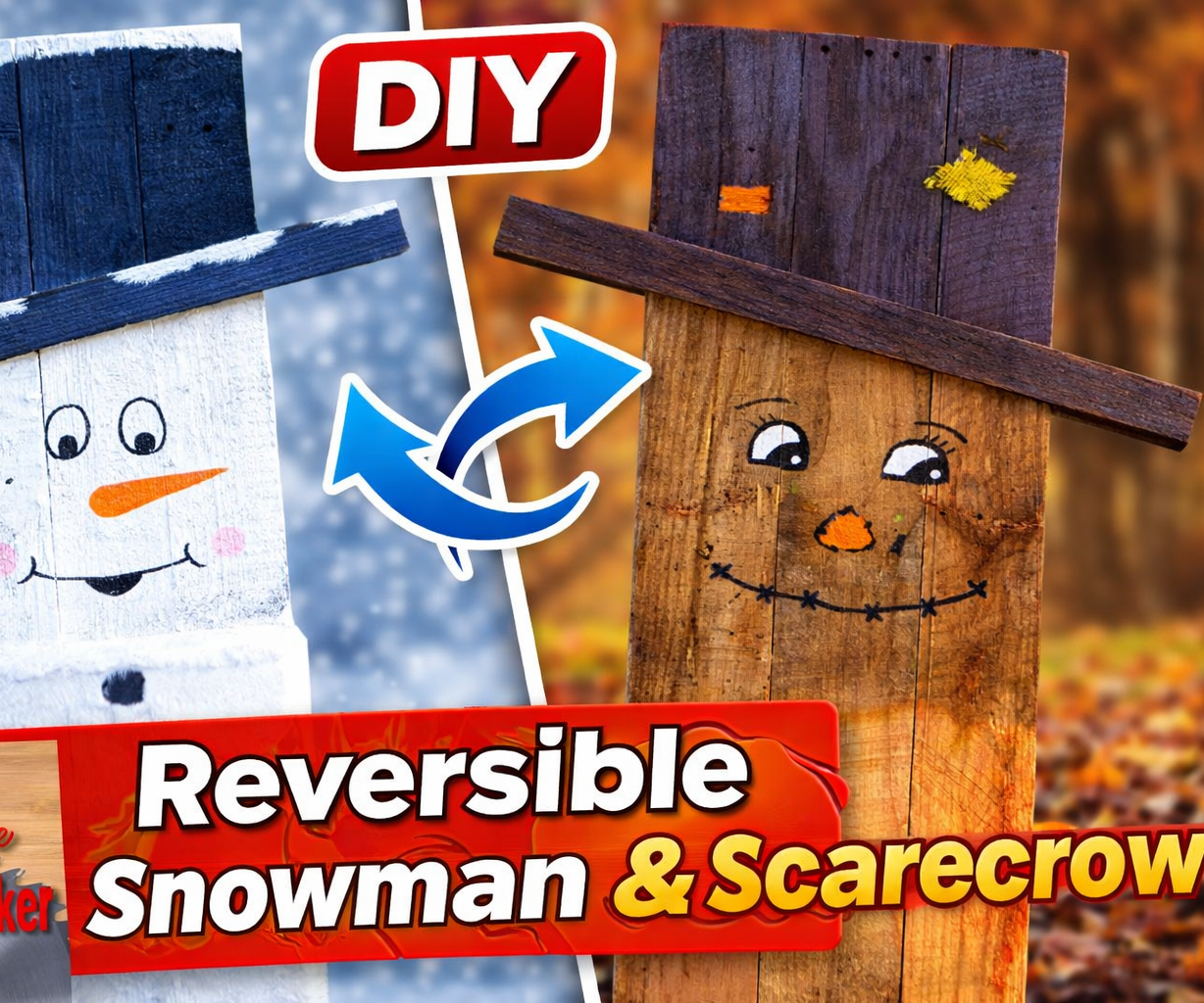 Pallet Scarecrow/Snowman