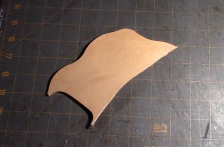 Tracing and Cuting Out the Tip of the Feather 