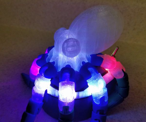 Illuminated LED Octopus