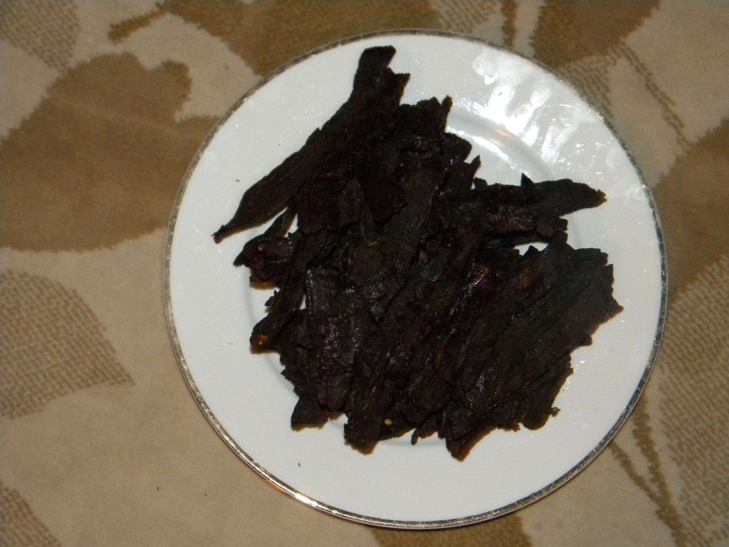Beef Jerky on the BBQ