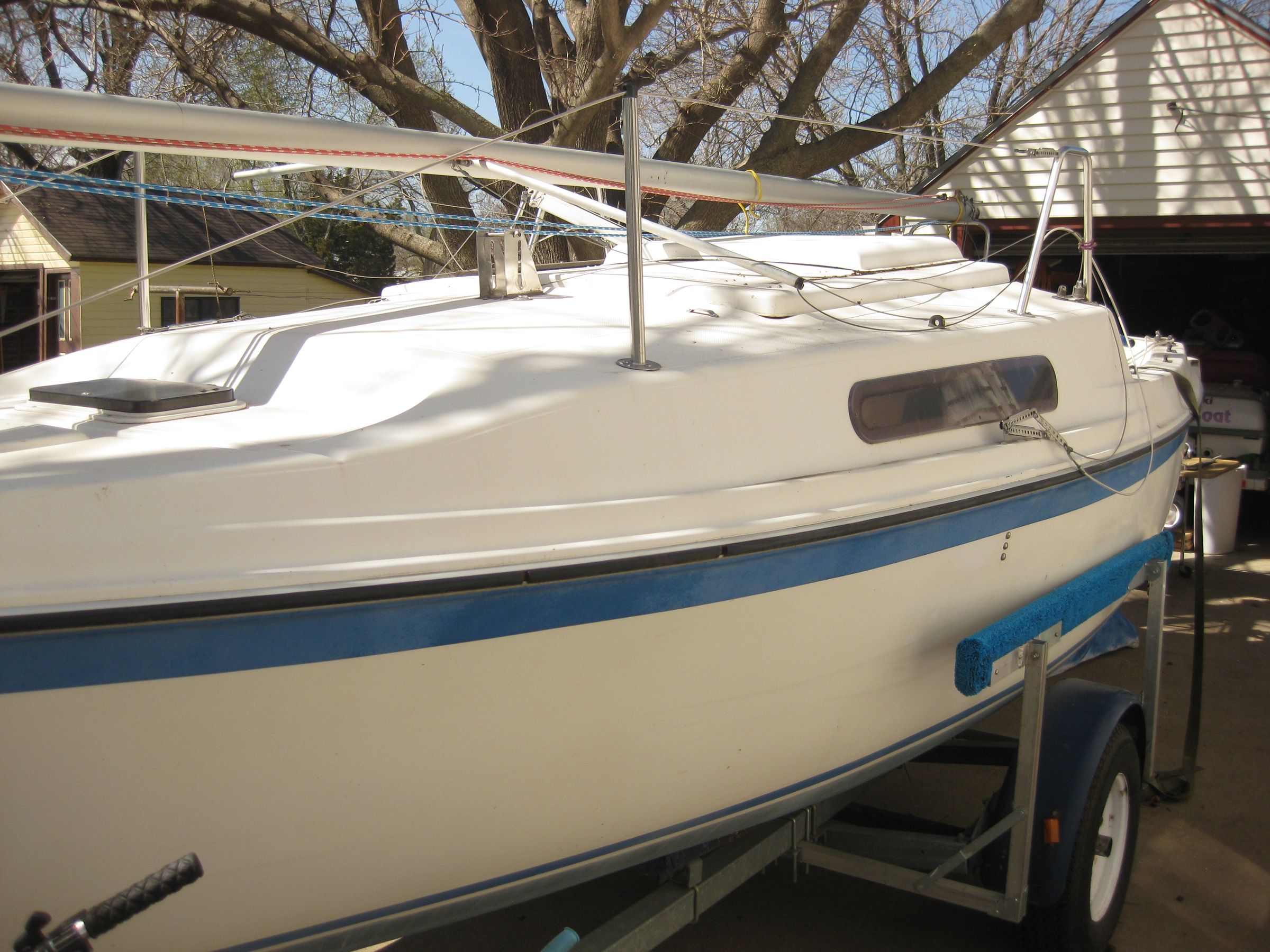 Replace Wood Hatch Slides on Sailboat With Composite Decking Material