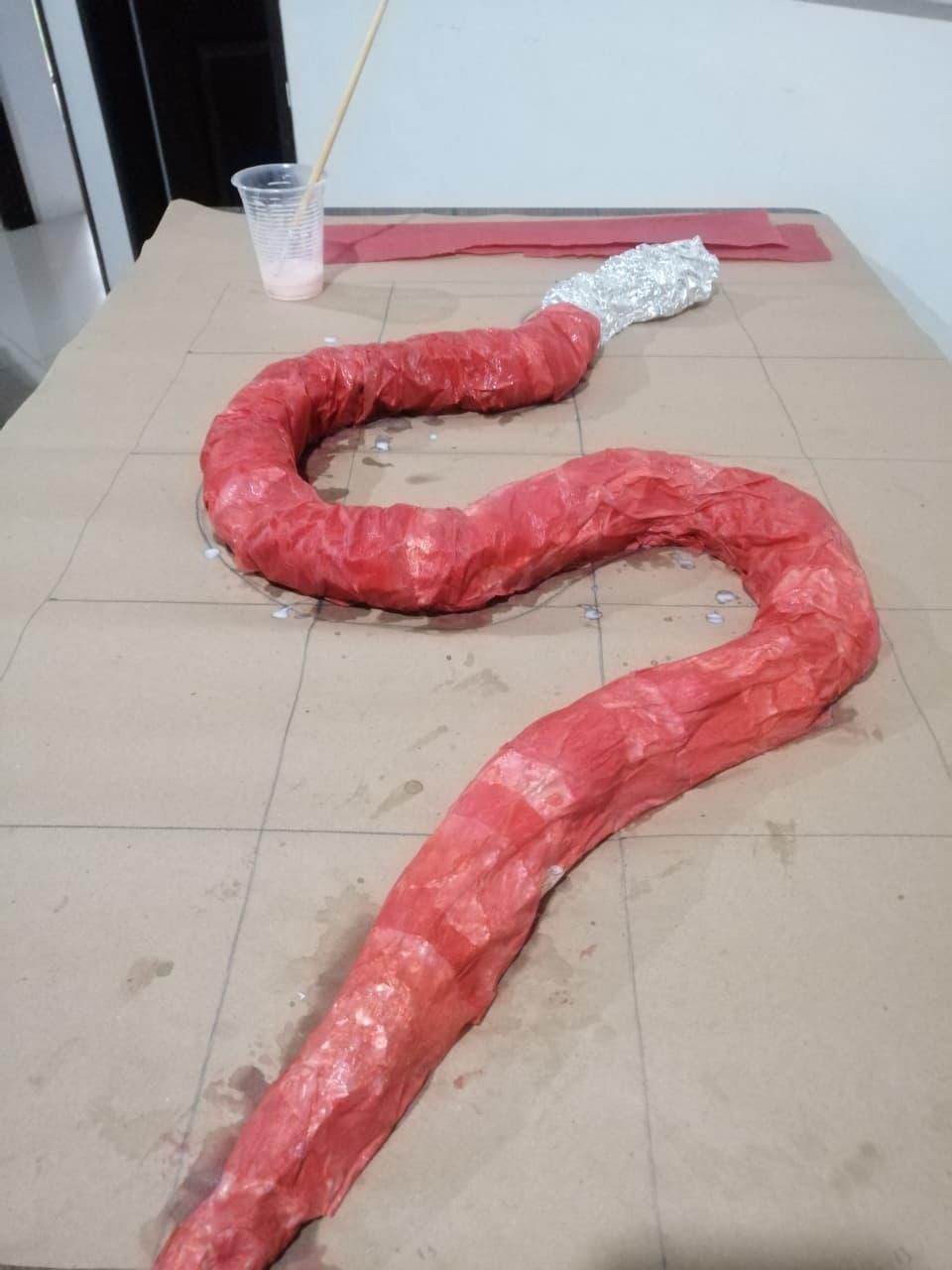 Refining the Snake's Form and Adding Color