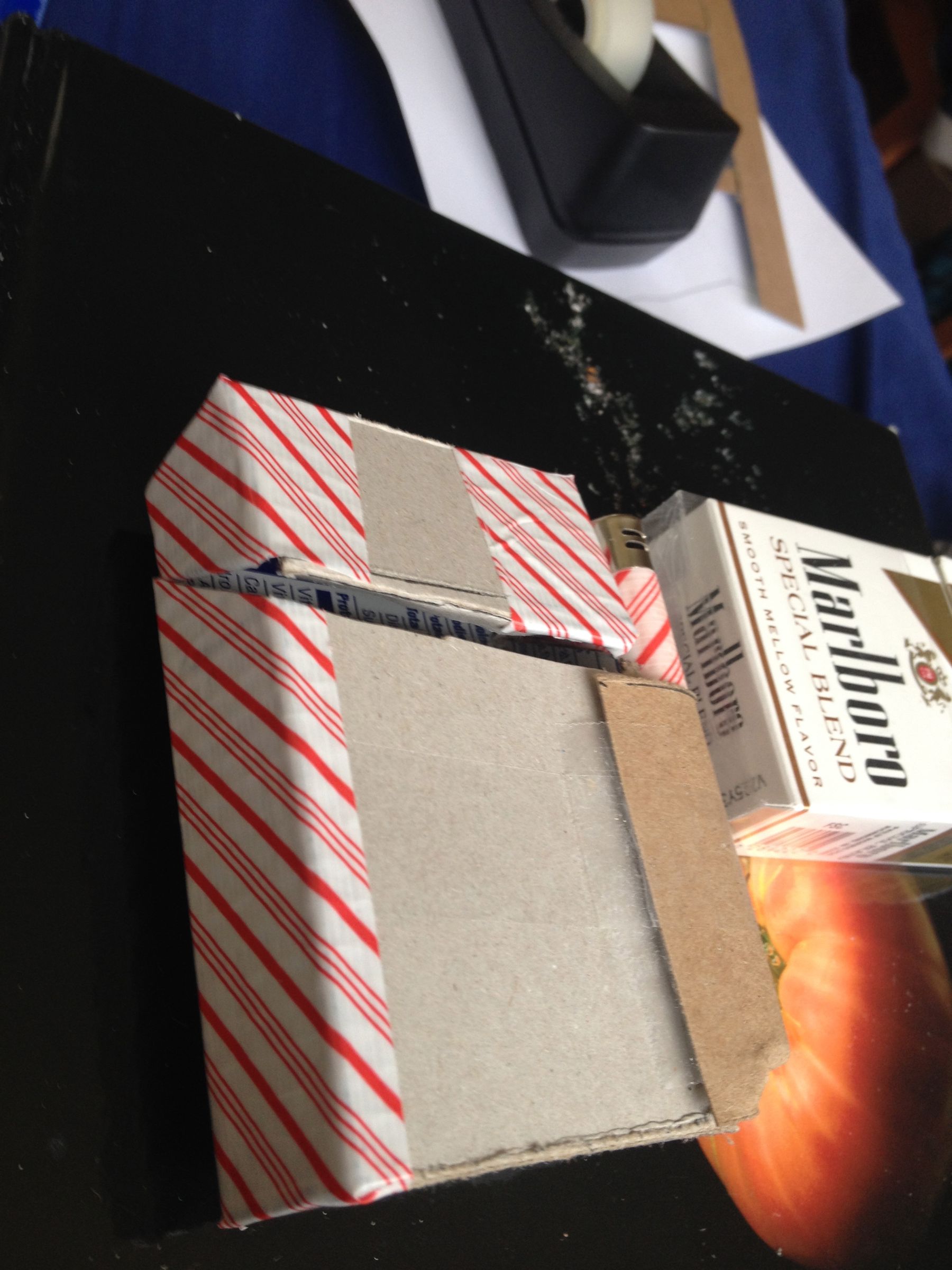 diy cigarette box How to Make a Duct Tape Cigarette Case : 6 Steps