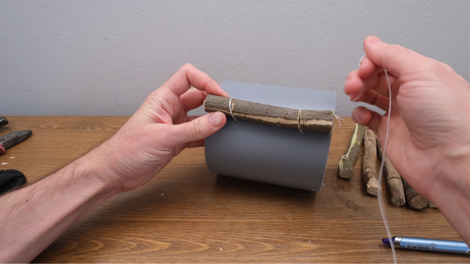 Attaching the Branches to the Pipe