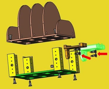 Mount the Devices for the Watches at the Side Area of the Corners