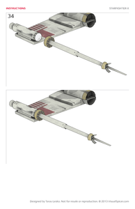 Starfighter-X Star Wars Inspired Paper Model
