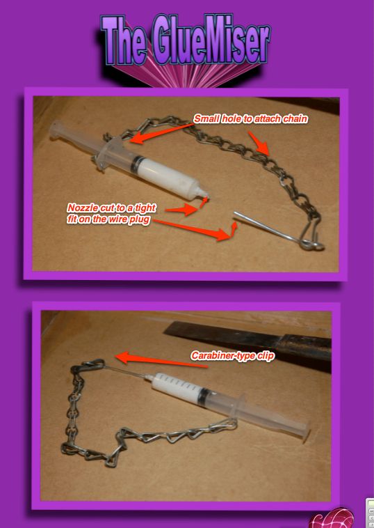 The GlueMiser, a Very Simple Way of Avoiding Stuck Glue Nozzles, Wasted Bottles, Etc!